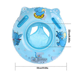 O-Kinee Anello di Nuoto per Bebè, Swimtrainer Bebè Galleggiante Piscina Blu