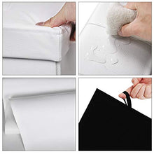 Carica l'immagine nel visualizzatore di Gallery, SONGMICS 120 L Pouf Contenitore Ottomane e poggiapiedi 110 x 38 x 38 Bianco - Ilgrandebazar