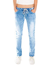 Carica l'immagine nel visualizzatore di Gallery, Fraternel Jeans Donna Jogger Pantaloni Normal Waist IT 38 - XS, Blu - Ilgrandebazar