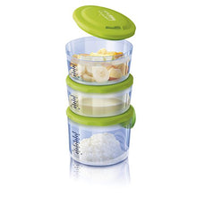 Carica l'immagine nel visualizzatore di Gallery, Chicco 00007658000000 Contenitori PortaPappa System Easy Meal, 6m+, 3...