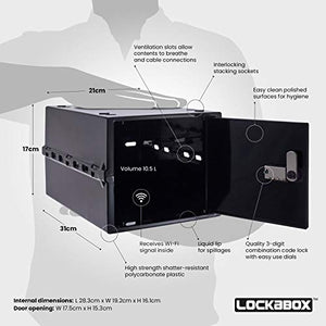 Lockabox One | Contenitore con serratura compatto e igienico per Jet - Ilgrandebazar