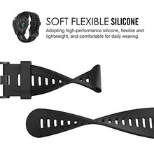 Carica l&#39;immagine nel visualizzatore di Gallery, SUPORE Garmin Fenix 3 Cinturino, Silicone Morbido di Ricambio Cinturino nero - Ilgrandebazar