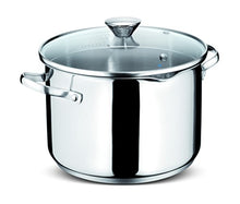 Carica l&#39;immagine nel visualizzatore di Gallery, Lagostina Set Smart 9 Pezzi, Acciaio Inossidabile, Argento, 22 cm - Ilgrandebazar