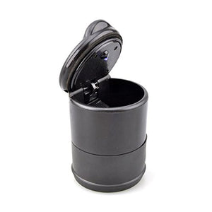 VORCOOL Posa Cenere Auto, Auto Posacenere con Luce LED Blu (Nero)