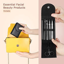 Carica l&#39;immagine nel visualizzatore di Gallery, Rymall 6PCS Set di Pinzette per Sopracciglia, Acciaio inox per...