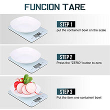 Carica l&#39;immagine nel visualizzatore di Gallery, Bilancia da Cucina, 10Kg/1g Elettronica Digitale Alta Precisione...