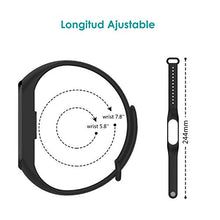 Carica l&#39;immagine nel visualizzatore di Gallery, WD&amp;CD Cinturini Compatibile per Mi Band 3/ 4, in Nero * 2 - Ilgrandebazar