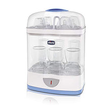 Carica l&#39;immagine nel visualizzatore di Gallery, Chicco SterilNatural Sterilizzatore 2 in 1, Per 6 Biberon di 330 ml, Bianco