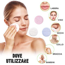 Carica l&#39;immagine nel visualizzatore di Gallery, Dischetti Struccanti Riutilizzabili E Lavabili In Bambù 12 Cuscinetti... - Ilgrandebazar