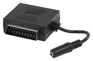 Valueline VLVP31930B02 Adattatore, SCART Maschio / Femmina +Audio 3.5 mm - Ilgrandebazar