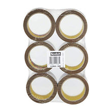 Carica l'immagine nel visualizzatore di Gallery, Scotch Nastro adesivo 3M da imballaggio per traslochi e 6 Rotoli, Avana - Ilgrandebazar