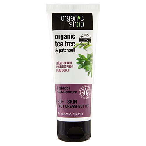 Organic Shop Burro Piedi Nutriente Tea Tree & Patchouli - 75 ml