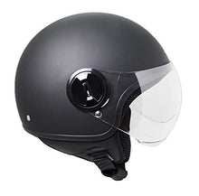 Carica l&#39;immagine nel visualizzatore di Gallery, Casco demi jet SKA-P 1WH WOLLI Nero gommato, M