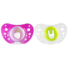 Carica l&#39;immagine nel visualizzatore di Gallery, Chicco 00075035110000 Physio Air in Silicone, Ciuccio per Bimba, Rosa/Neutro - Ilgrandebazar