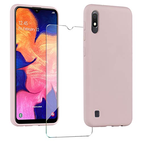 Cover Samsung Galaxy A10 + Pellicola Protettiva in A10, Rosa - Ilgrandebazar