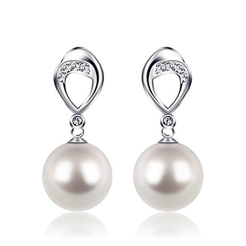 Perla Orecchini Argento 925 D.Perlla Donne D'acqua Dolce Coltivate a... - Ilgrandebazar