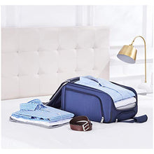 Carica l'immagine nel visualizzatore di Gallery, AmazonBasics - Bagaglio per vano sottosedile, Blu scuro 41cm, Navy Blue