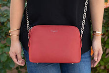 Carica l'immagine nel visualizzatore di Gallery, David Jones - Piccola Borsa a Tracolla Spalla Donna Catena - Mano Rosso