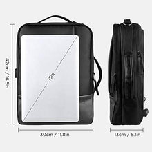 Carica l&#39;immagine nel visualizzatore di Gallery, Gimars Upgrade Design 3 in 1 Zaino Messenger Bag per Computer Portatile Nero