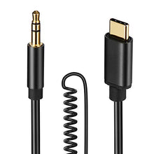 Carica l&#39;immagine nel visualizzatore di Gallery, USB C a 3,5 mm jack audio Aux Cavo, 1,4 M adattatore Tipo C cavo per...