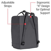 Carica l&#39;immagine nel visualizzatore di Gallery, FJÄLLRÄVEN Kånken, 27x38x13 centimeters (W x H x L), Grigio (Super Grey)