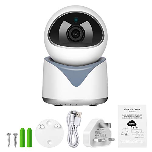 MYPIN - Telecamera IP per bambini, WiFi, 1080p, interni e interni, con...