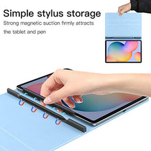 Carica l'immagine nel visualizzatore di Gallery, ZtotopCase Custodia per Samsung Galaxy Tab S6 Lite, Cover Magnetica Azzurro