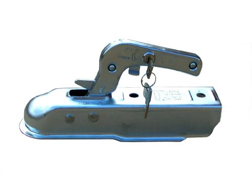 Maypole 080L - Gancio di Traino da 50 mm per rimorchio con Lucchetto... - Ilgrandebazar