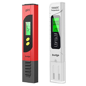 Dustgo Tester PH/TDS&EC 4 in 1 Set Misuratore Digitale della qualità... - Ilgrandebazar