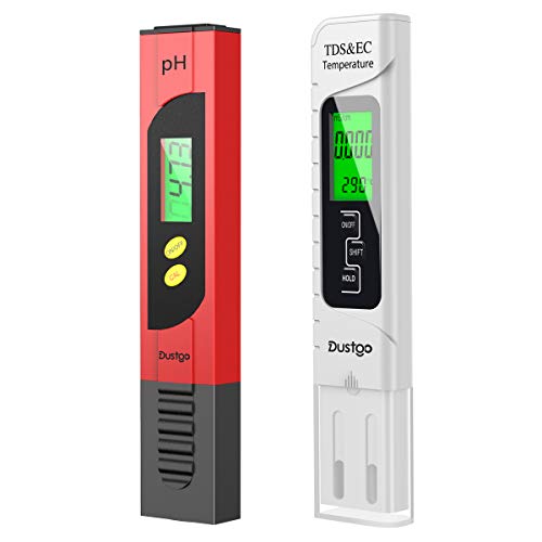 Dustgo Tester PH/TDS&EC 4 in 1 Set Misuratore Digitale della qualità... - Ilgrandebazar