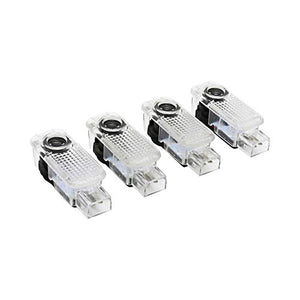 Inlink 4 X LED Logo del Portello di Automobile Illuminazione Adatto a Audi