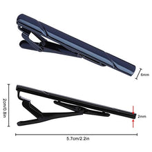 Carica l&#39;immagine nel visualizzatore di Gallery, MengH-SHOP Fermacravatta Set 4 Pezzi di Fermacravatte da Uomo Metallo di... - Ilgrandebazar