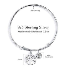 Carica l&#39;immagine nel visualizzatore di Gallery, J.Endéar Argento Bracciali Donna, Braccialetto Argento, Pendenti in Zirconia... - Ilgrandebazar