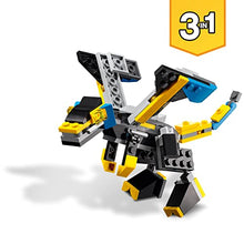 Carica l&#39;immagine nel visualizzatore di Gallery, LEGO 31124 Creator 3 In 1 Super Robot, Set Di Costruzioni In Mattoncini, Aereo E Drago Giocattolo Per Bambina E Bambino Dai 6 Anni In Su, Con Parti Regolabili