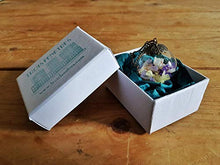 Carica l&#39;immagine nel visualizzatore di Gallery, Grande collana donna in bicchiere - Fiori di Lavanda mare - Globo 25mm -... - Ilgrandebazar