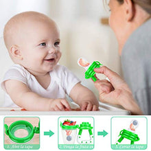 Carica l&#39;immagine nel visualizzatore di Gallery, (9packs) 4 Ciuccio per Frutta Neonati Alimenti S/M/L+2 Cucchiaini in...