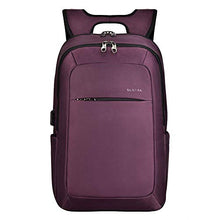 Carica l'immagine nel visualizzatore di Gallery, SLOTRA Zaino per Laptop da 15-15,6 Pollici con Porta di Ricarica USB Viola