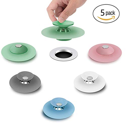 FUNNY HOUSE 5 Pezzi Tappo per Vasca da Bagno, Universale lavello... - Ilgrandebazar