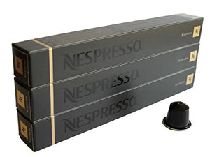 Nespresso Capsule nero nera - 30x Ristretto - Originali Nestlé - Espresso...