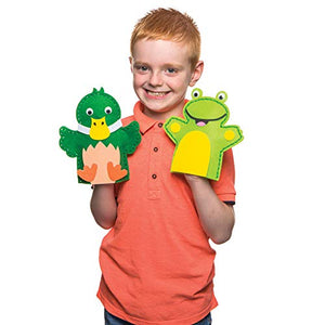 Baker Ross Kit da cucito per burattini con animali dello stagno (confezione... - Ilgrandebazar