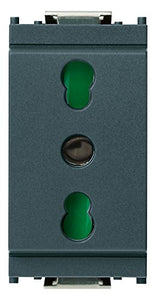 Vimar Presa 2Pcon T 16A P17/11 Grigio - Ilgrandebazar