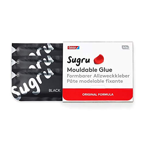 Tesa 2019 Colla Modellabile Sugru-Formula Originale-Nero (3 Pezzi) Nero - Ilgrandebazar