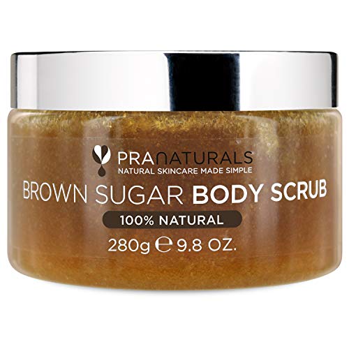 PraNaturals Scrub corpo allo zucchero di canna - esfoliante naturale –...