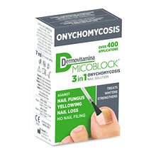 Carica l'immagine nel visualizzatore di Gallery, Dermovitamina Micoblock 3in1 Onicomicosi 7 ml | Soluzione ungueale per il trattamento dell'onicomicosi | Contro funghi, ingiallimento e caduta, tratta, sbianca e rinforza le unghie