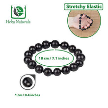 Carica l&#39;immagine nel visualizzatore di Gallery, Bracciale Elastico in Shungite per Uomo e Donna, con Protezione... - Ilgrandebazar