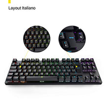 Carica l&#39;immagine nel visualizzatore di Gallery, DREVO Tyrfing V2 Tastiera Meccanica Gaming 88 Tasti Layout Red Switch, Nera