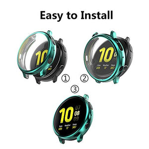 Hianjoo [3 Pack Custodia Compatibile per 44mm, Trasparente, Grigio, Blu - Ilgrandebazar