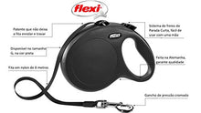 Carica l'immagine nel visualizzatore di Gallery, Flexi CL30T8.120.IS Guinzaglio per Cani, 8 m, max. 50 KG, taglia L