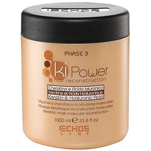 ECHOS LINE KI-POWER MASK MASCHERA RICOSTRUZIONE MOLECOLARE ALLA KERATINA... - Ilgrandebazar