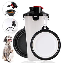 Carica l'immagine nel visualizzatore di Gallery, RCruning-EU Bottiglia d'Acqua per Cane Portatile Cani Gatto Animali,2 bianco